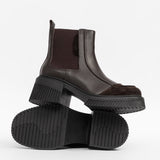 Lederstiefeletten für Damen