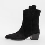 Lederstiefeletten für Damen