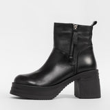 Lederstiefeletten für Damen