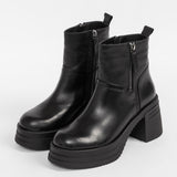 Lederstiefeletten für Damen