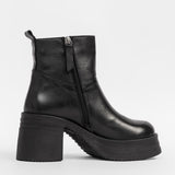 Lederstiefeletten für Damen