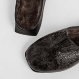 Leder-Outdoor-Pantoffeln für Damen
