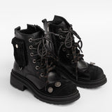 Lederstiefeletten für Damen