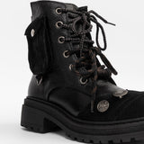 Lederstiefeletten für Damen