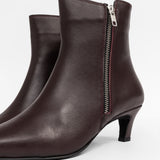 Lederstiefeletten für Damen