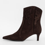 Lederstiefeletten für Damen