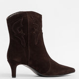 Lederstiefeletten für Damen