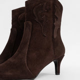 Lederstiefeletten für Damen