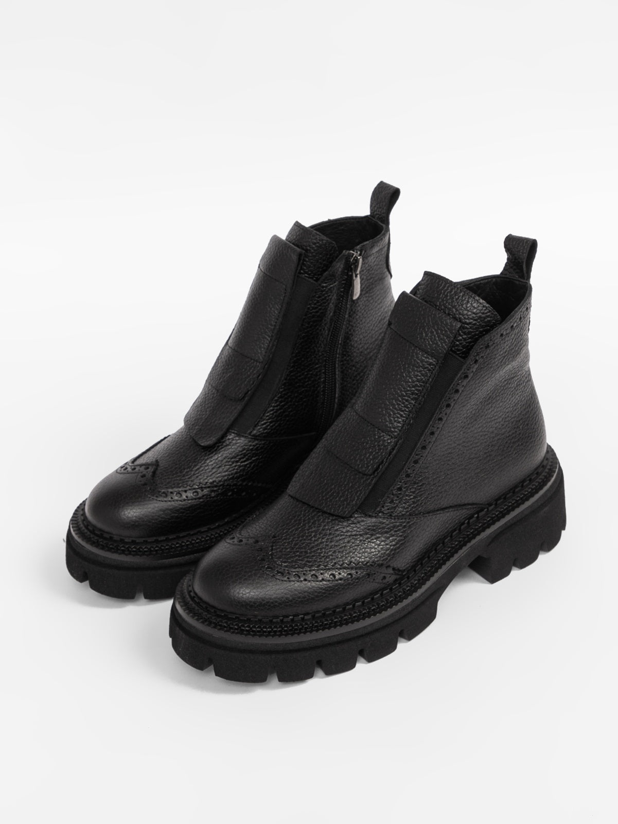 Lederstiefeletten für Damen
