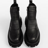 Lederstiefeletten für Damen
