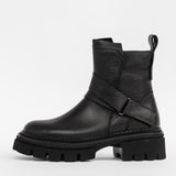 Lederstiefeletten für Damen