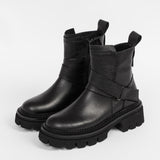 Lederstiefeletten für Damen