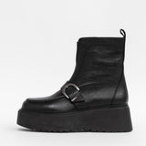 Lederstiefeletten für Damen