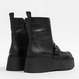 Lederstiefeletten für Damen