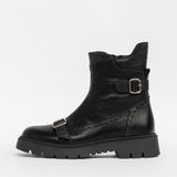 Lederstiefeletten für Damen