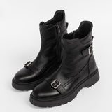 Lederstiefeletten für Damen
