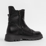 Lederstiefeletten für Damen