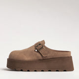 Damen-Lederpantoffeln für draußen