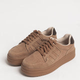 Damen Leder Freizeitschuhe