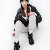 Damen-Winterstiefel aus Lammleder