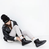Damen-Winterstiefel aus Lammleder