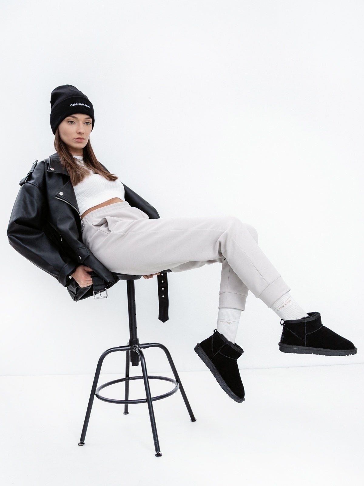 Damen-Winterstiefel aus Lammfell