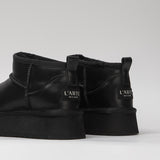 Damen Lederstiefel mit Isolierung