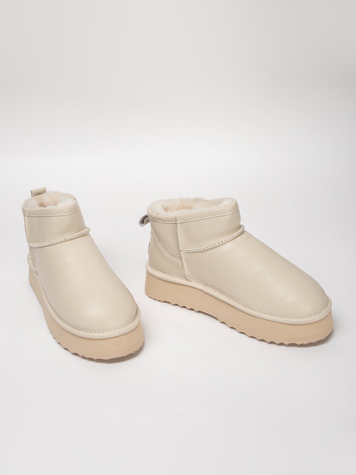 Damen Lederstiefel mit Isolierung