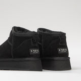 Damen Lederstiefel mit Isolierung