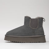 Damen Lederstiefel mit Isolierung