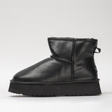 Damen Lederstiefel mit Isolierung