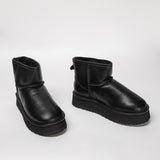 Damen Lederstiefel mit Isolierung