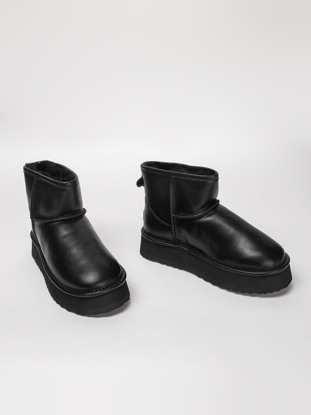 Damen Lederstiefel mit Isolierung