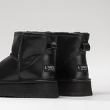 Damen Lederstiefel mit Isolierung