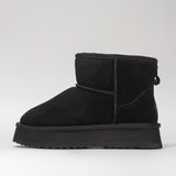Damen Lederstiefel mit Isolierung
