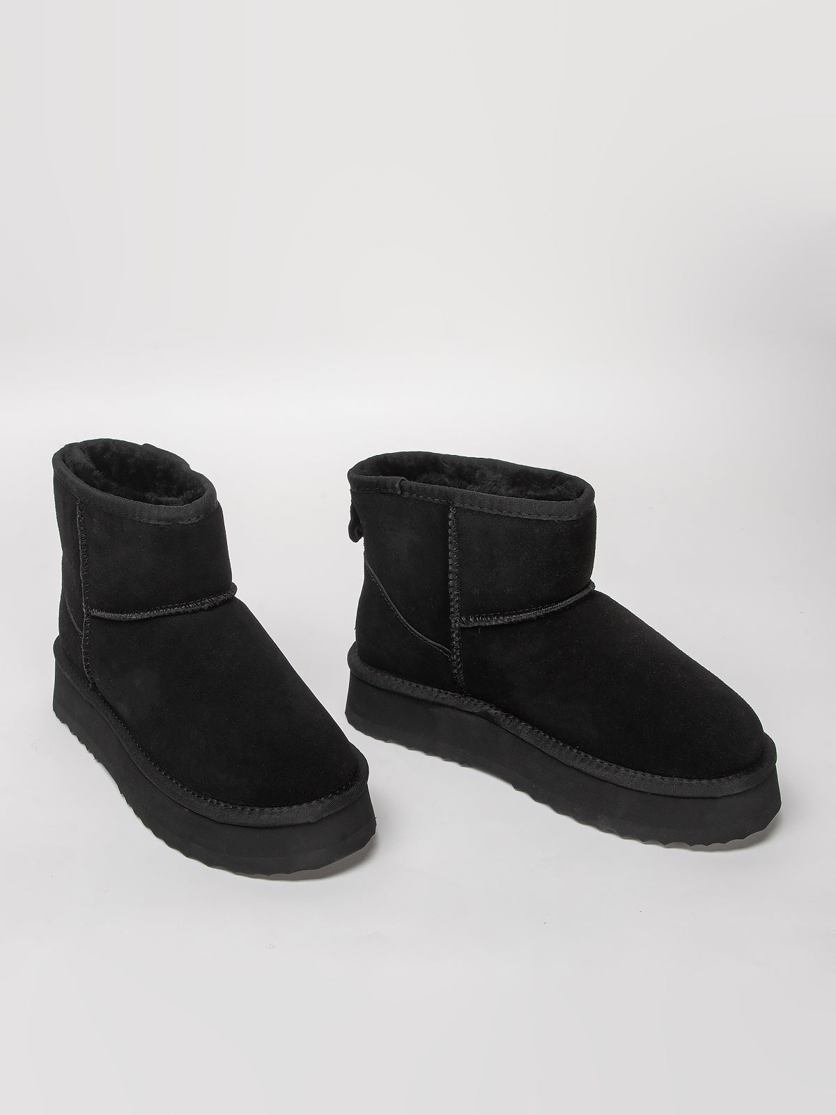 Damen Lederstiefel mit Isolierung