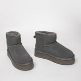Damen Lederstiefel mit Isolierung
