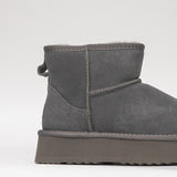 Damen Lederstiefel mit Isolierung