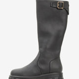 Lange Damenstiefel aus Leder