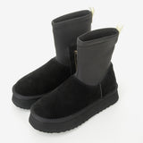 Damen Lederstiefel mit Isolierung