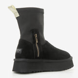 Damen Lederstiefel mit Isolierung