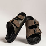 Leder-Sandalen