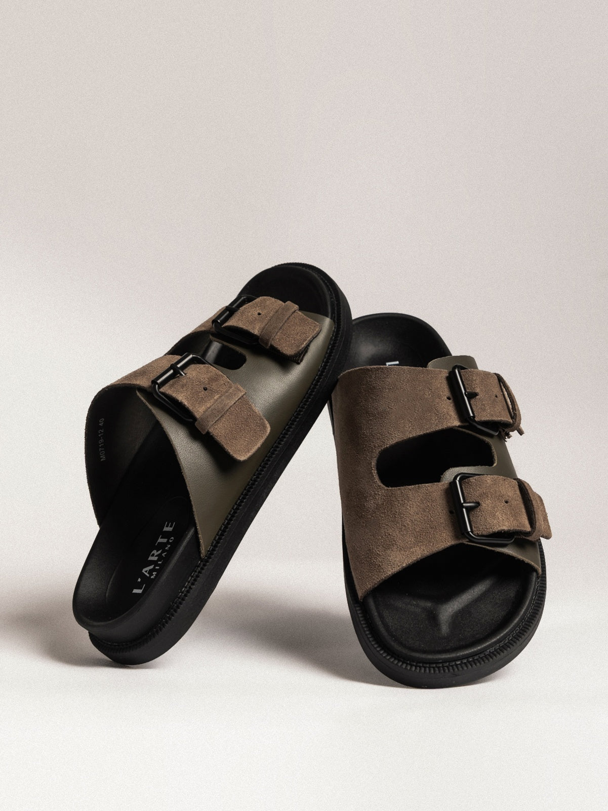 Leder-Sandalen