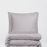 Doppelseitige Satin-Bettwäsche aus Baumwolle mit 400 Fäden und Tencel, 200x220 cm