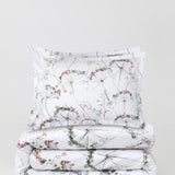 Satin-Bettwäsche-Set aus Baumwolle mit 400 Fäden und Tencel, 160x220 cm