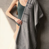 Großes Strandtuch aus Velours - 90 x 170 cm