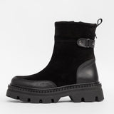 Lederstiefeletten für Damen