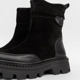 Lederstiefeletten für Damen