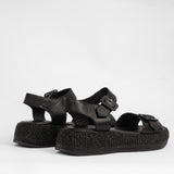 Damen-Ledersandalen
