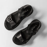 Damen-Ledersandalen
